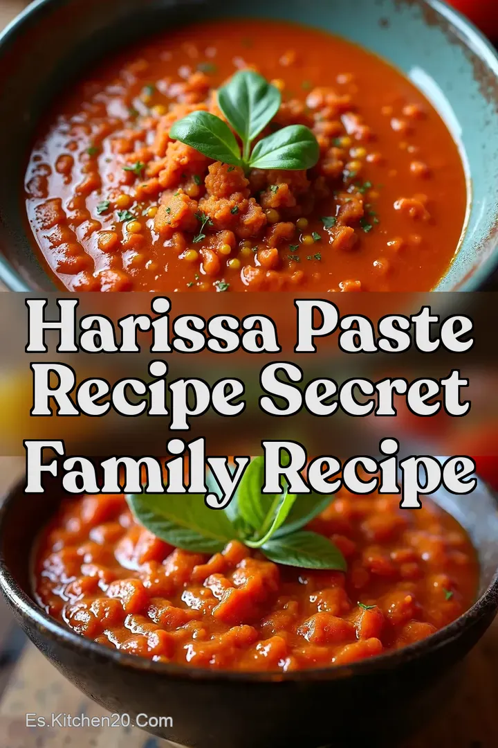 Harissa Paste Recipe Secret Family Recipe