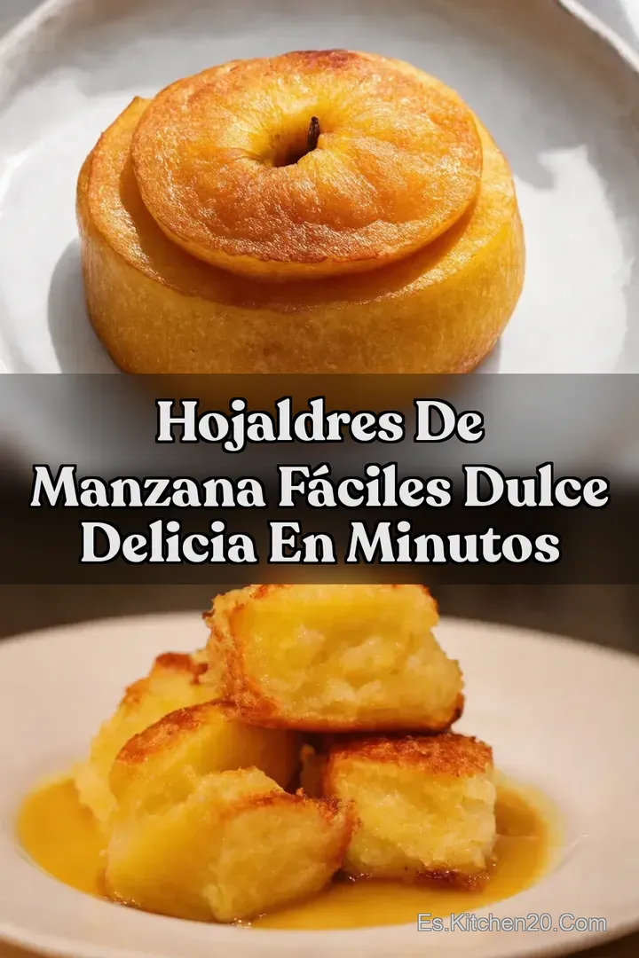 Hojaldres de Manzana F&aacute;ciles Dulce Delicia en Minutos