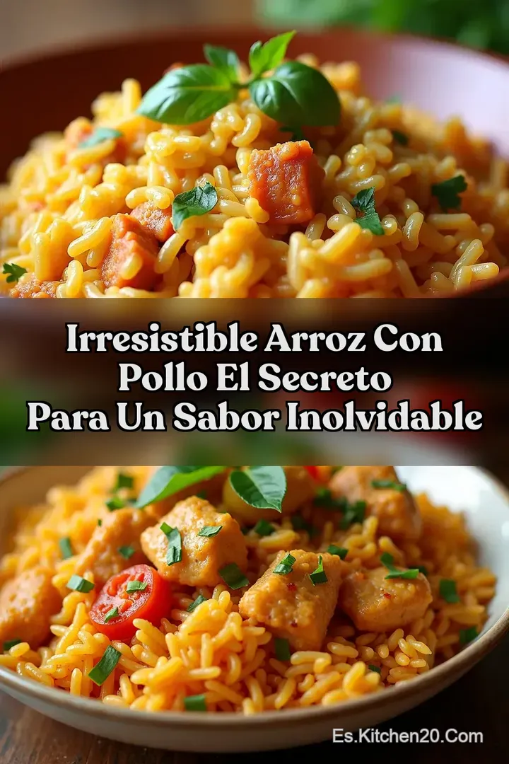 Irresistible Arroz con Pollo El Secreto para un Sabor Inolvidable
