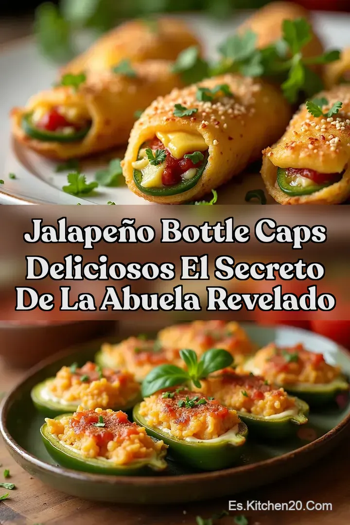 Jalape&ntilde;o Bottle Caps Deliciosos El Secreto de la Abuela Revelado