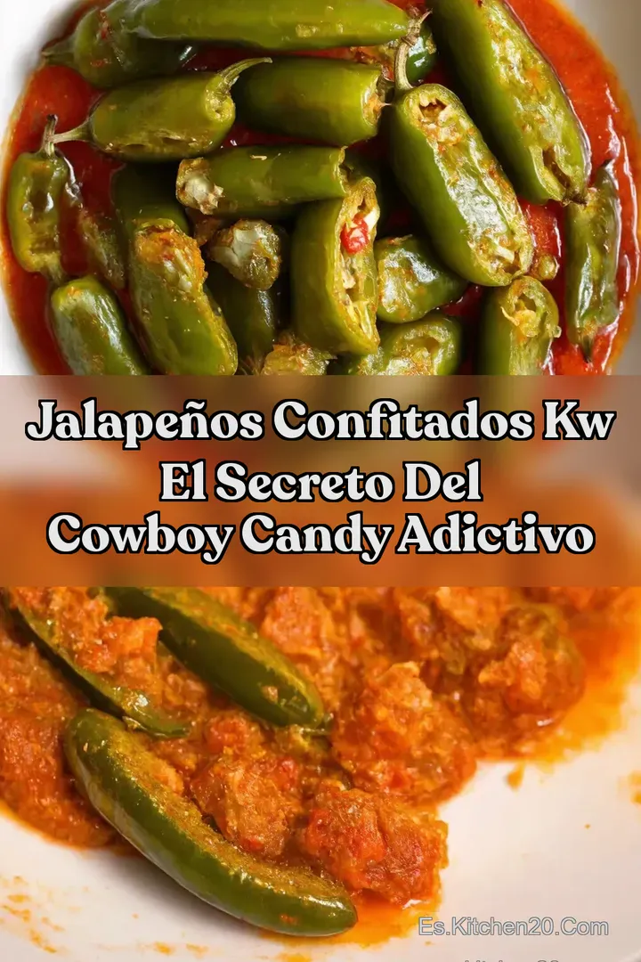 Jalape&ntilde;os Confitados kw El Secreto del Cowboy Candy Adictivo