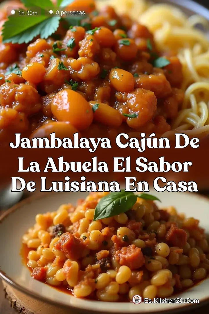 Jambalaya Caj&uacute;n de la Abuela El Sabor de Luisiana en Casa
