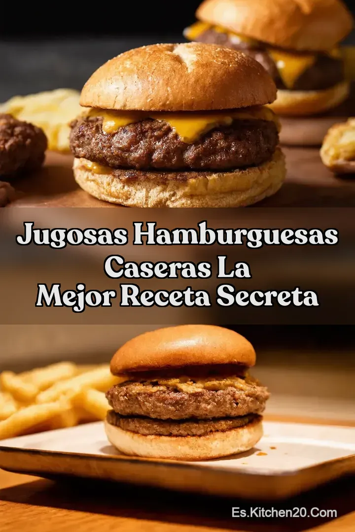 Jugosas Hamburguesas Caseras La Mejor Receta Secreta