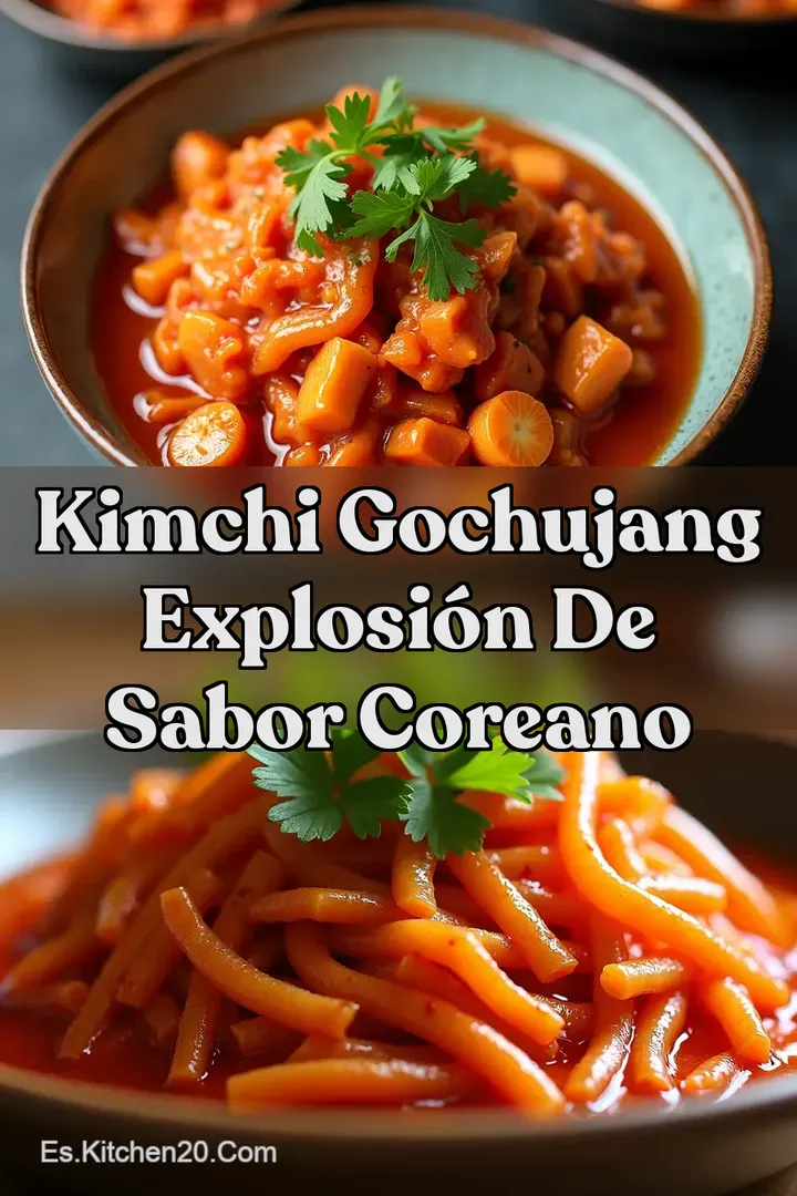 Kimchi Gochujang Explosi&oacute;n de Sabor Coreano