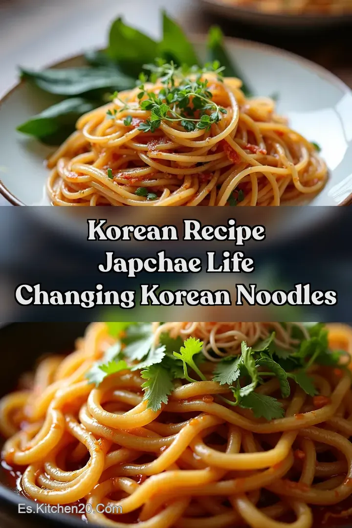 Korean Recipe Japchae Life Changing Korean Noodles