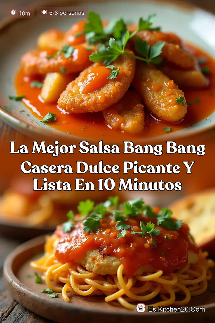 La Mejor Salsa Bang Bang Casera Dulce Picante y Lista en 10 Minutos