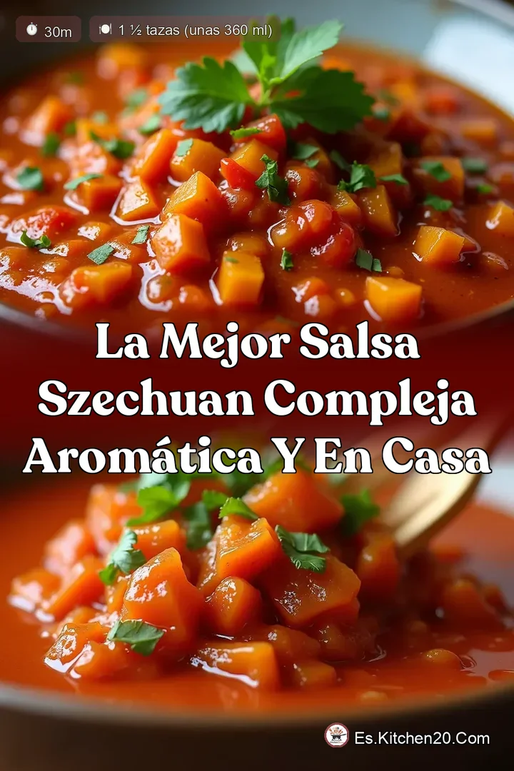 La Mejor Salsa Szechuan Compleja Arom&aacute;tica y en Casa