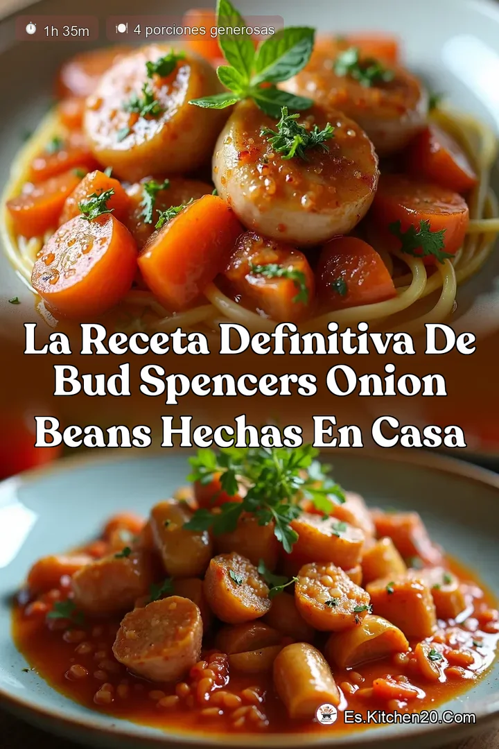La Receta Definitiva de Bud Spencers Onion Beans Hechas en Casa