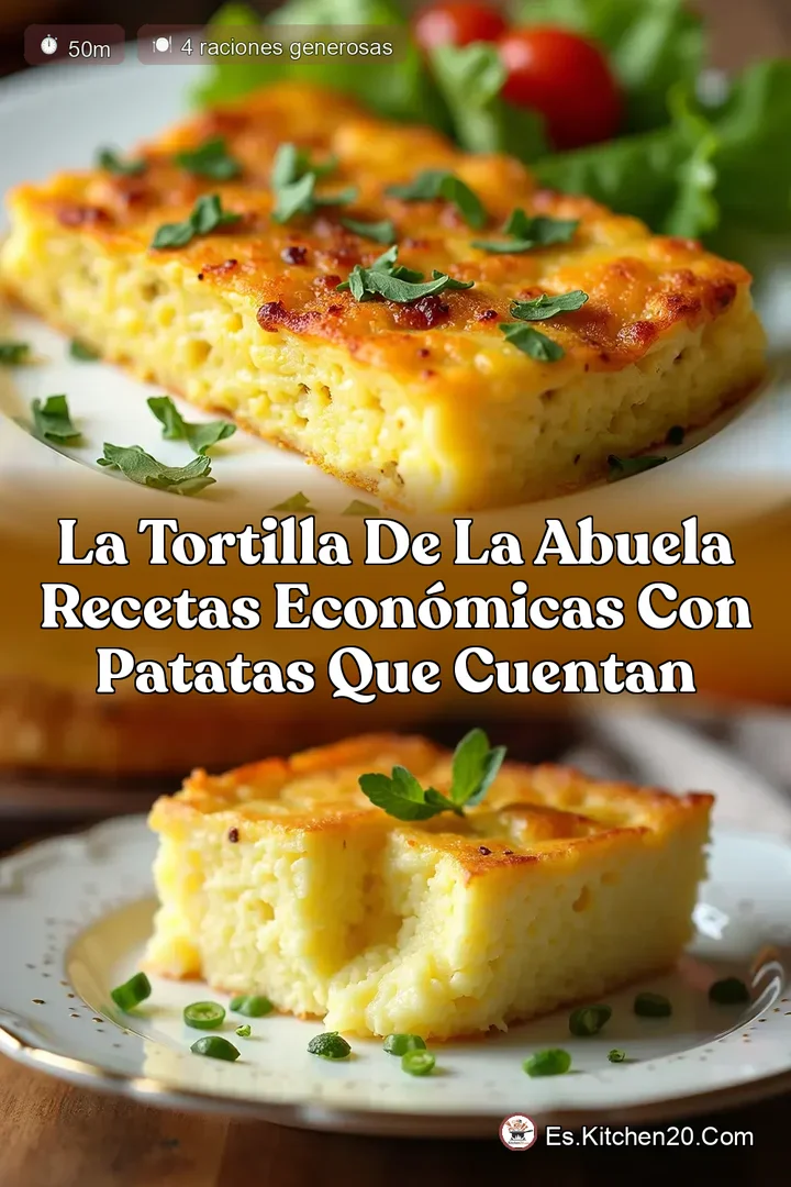 La Tortilla de la Abuela Recetas Econ&oacute;micas con Patatas que Cuentan