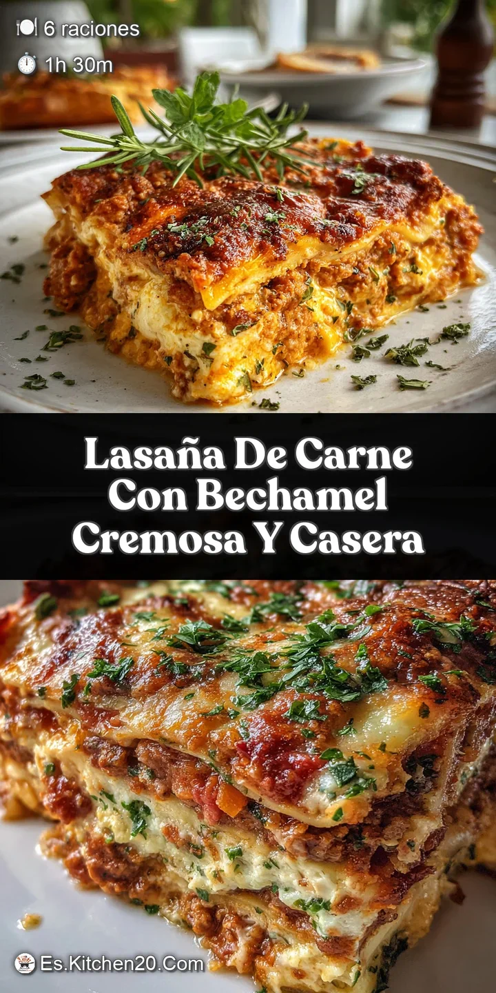 Close-up reveals bubbling cheese and rich meaty layers of a fresh lasagna, a warm and comforting Italian-inspired dish.