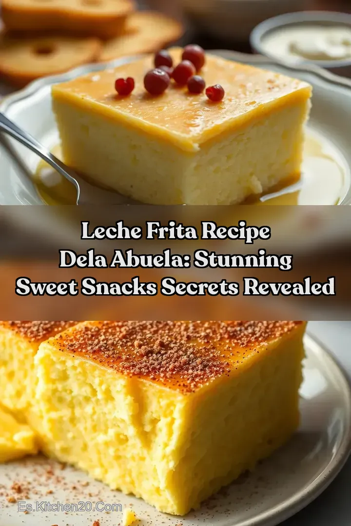 Leche Frita Recipe Dela Abuela: Stunning Sweet Snacks Secrets Revealed