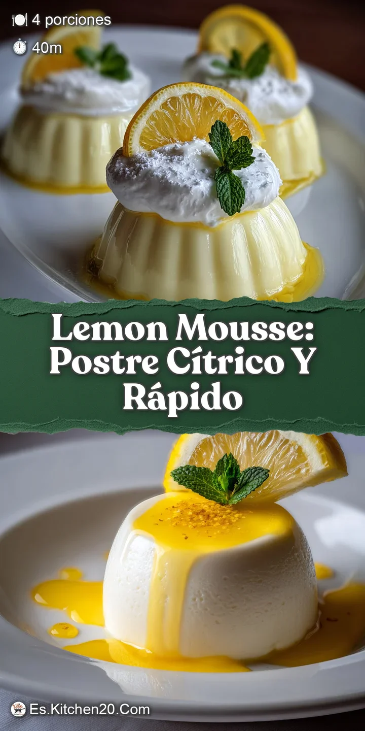 Close-up of the lemon mousse showing its soft, cloud-like texture. Tiny air bubbles create a tempting, light, and citrusy ...