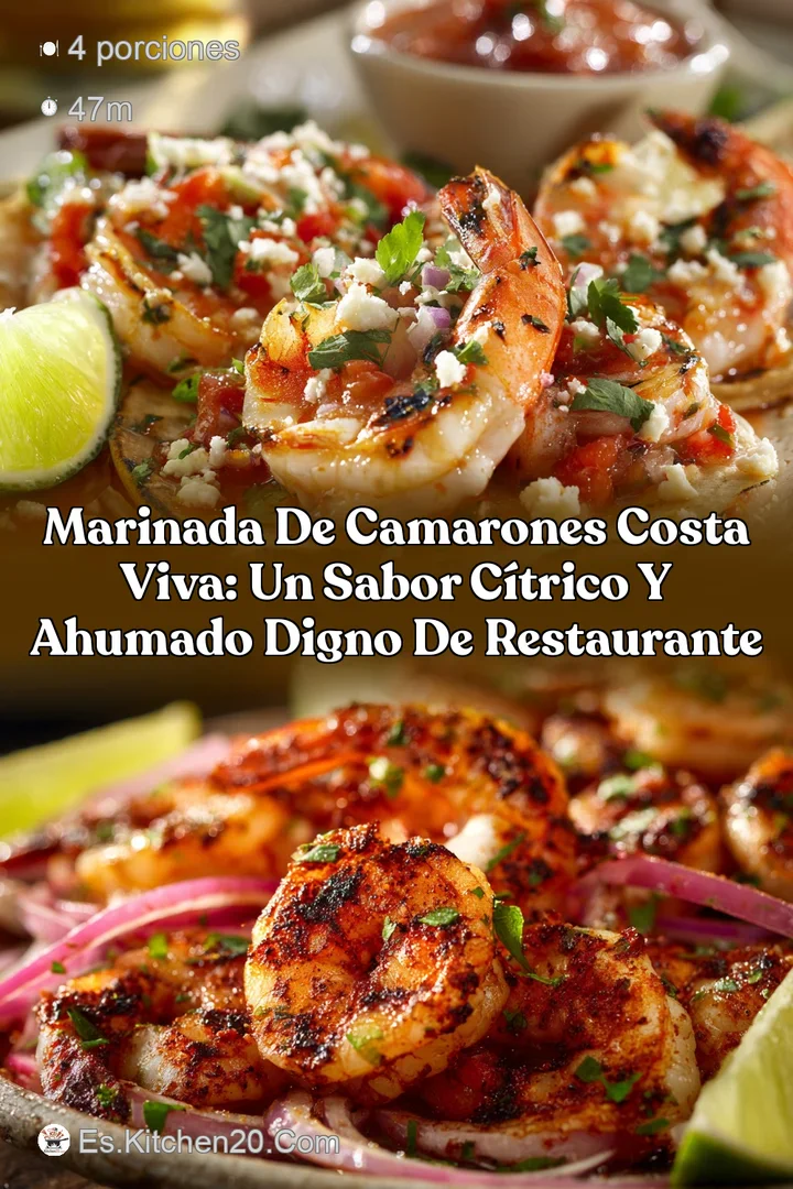 Marinada de Camarones Costa Viva: Un sabor c&iacute;trico y ahumado digno de restaurante