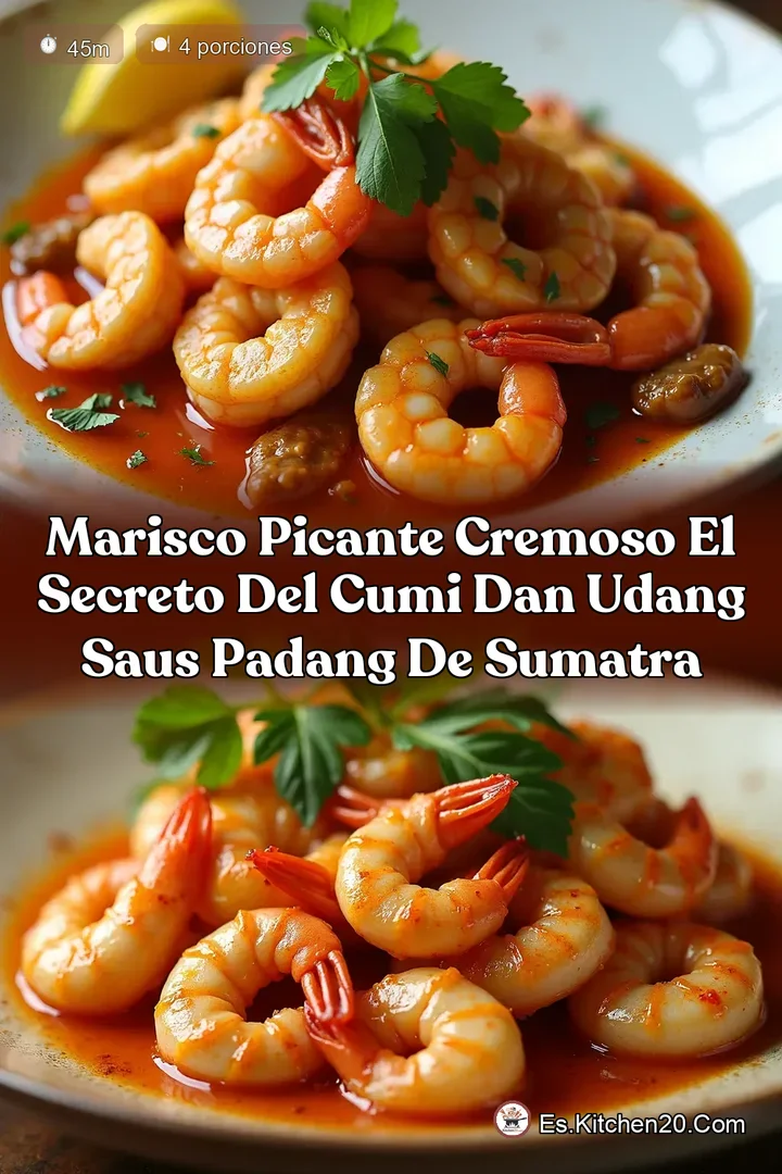 Marisco Picante Cremoso El Secreto del Cumi Dan Udang Saus Padang de Sumatra