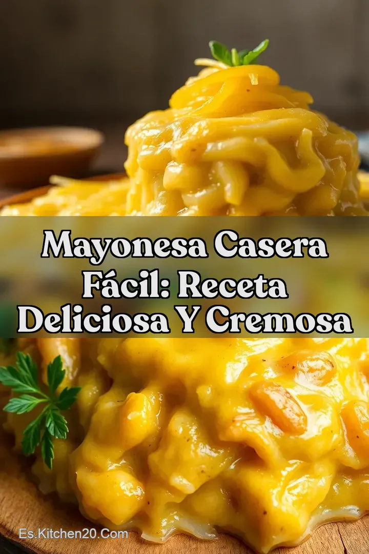 Mayonesa Casera F&aacute;cil: Receta Deliciosa y Cremosa