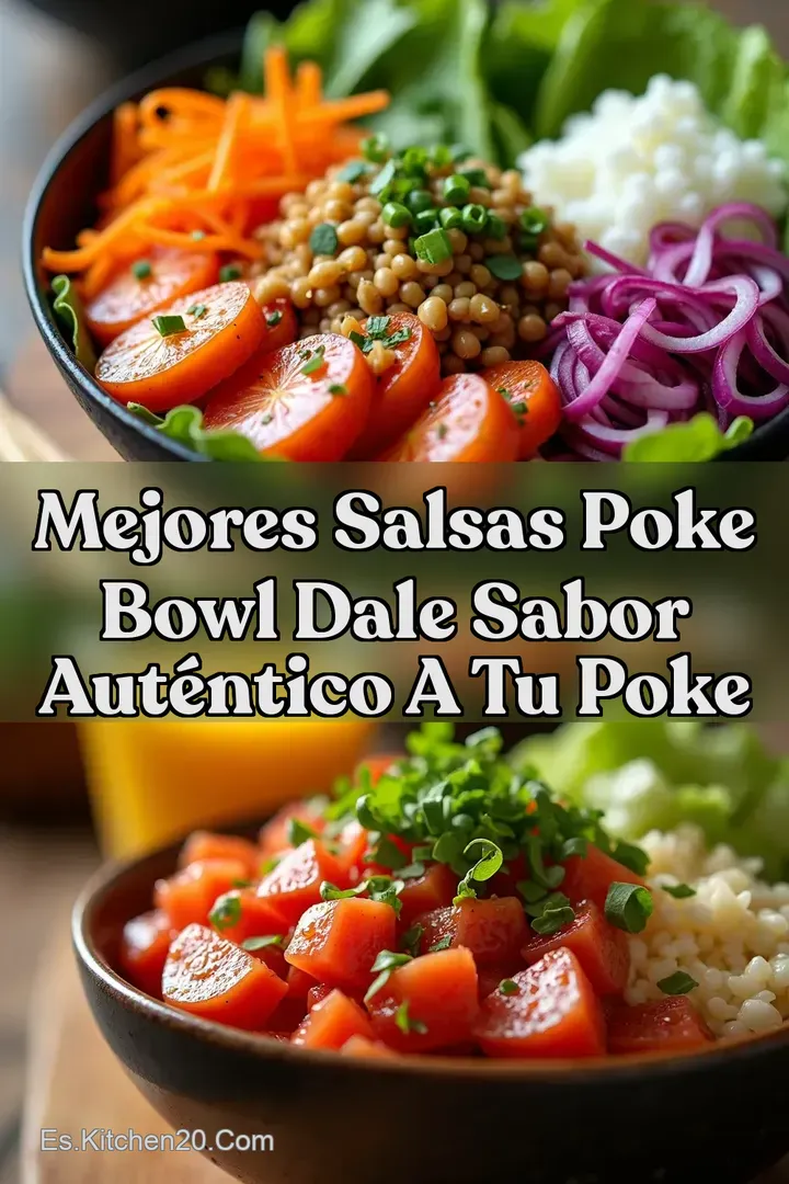 Mejores Salsas Poke Bowl Dale Sabor Aut&eacute;ntico a tu Poke