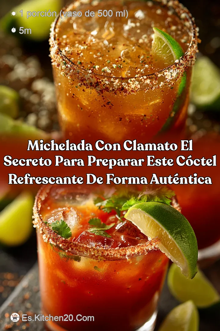 Michelada con Clamato El secreto para preparar este c&oacute;ctel refrescante de forma aut&eacute;ntica