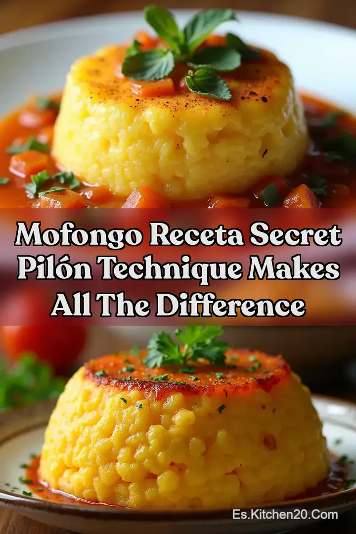 Mofongo Receta Secret Pil&oacute;n Technique Makes All the Difference