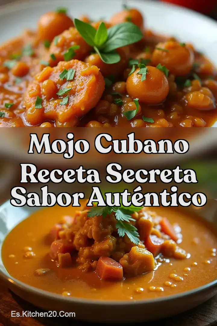Mojo Cubano Receta Secreta Sabor Aut&eacute;ntico