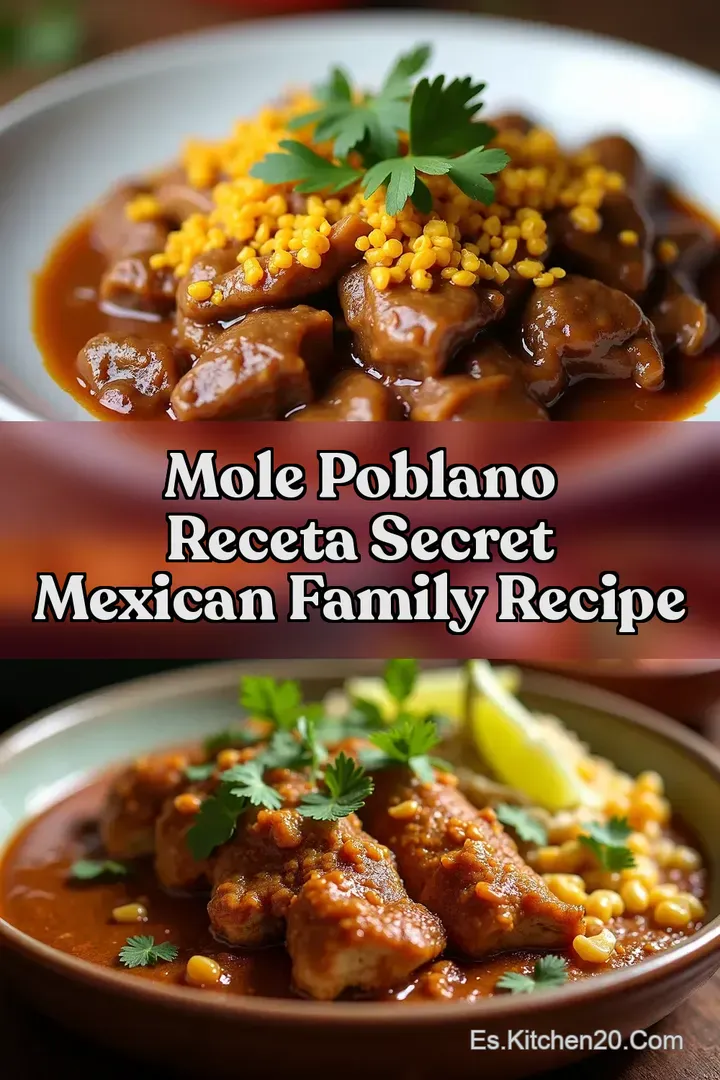 Mole Poblano Receta Secret Mexican Family Recipe