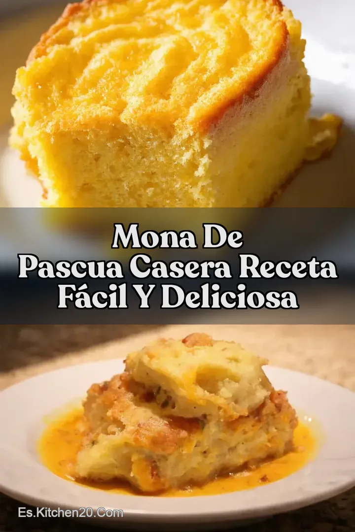 Mona de Pascua Casera Receta F&aacute;cil y Deliciosa