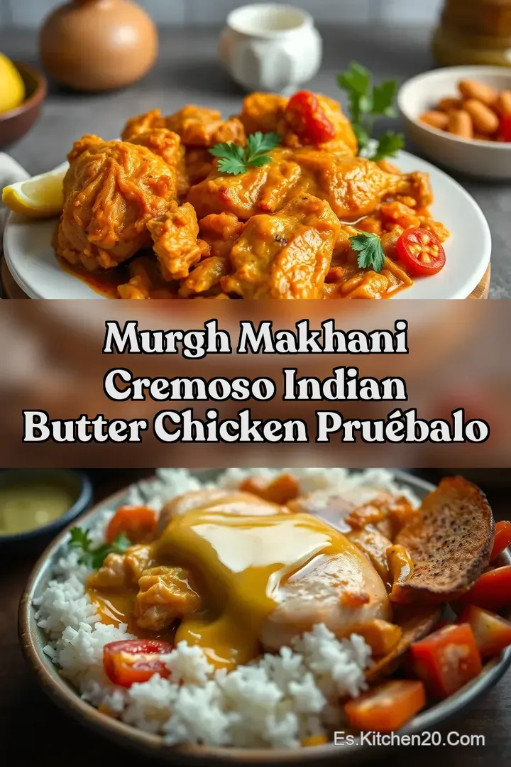Murgh Makhani Cremoso Indian Butter Chicken Pru&eacute;balo