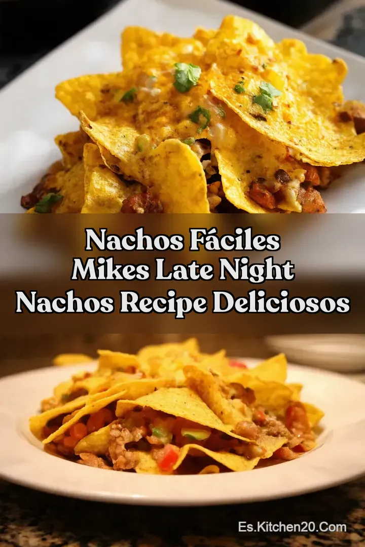 Nachos F&aacute;ciles Mikes Late Night Nachos Recipe Deliciosos