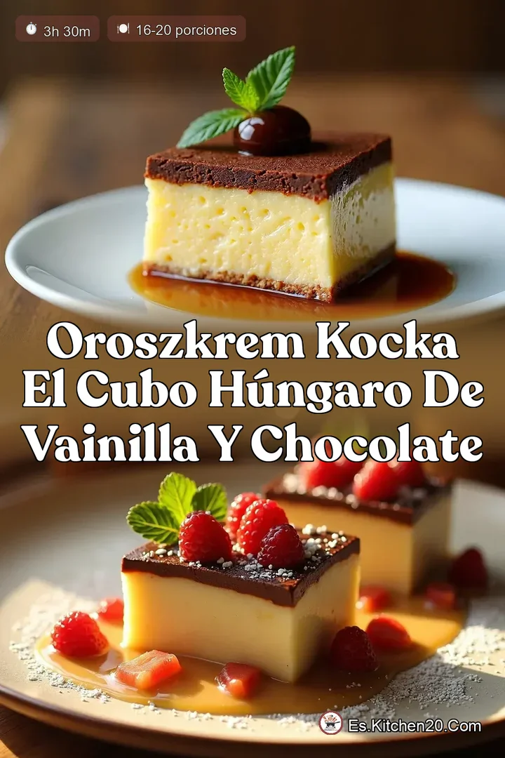 Oroszkrem Kocka El Cubo H&uacute;ngaro de Vainilla y Chocolate