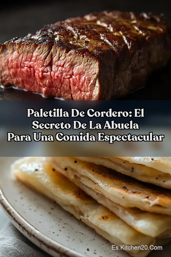 Paletilla de Cordero: El Secreto de la Abuela para una Comida ESPECTACULAR