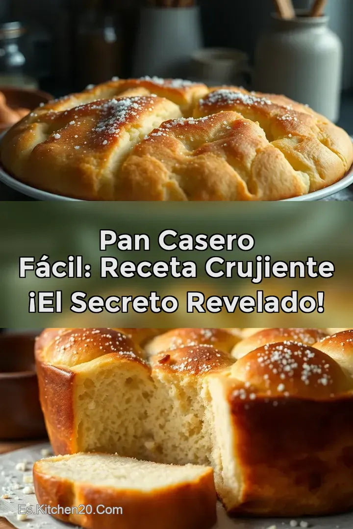 Pan Casero F&aacute;cil: Receta Crujiente &iexcl;El Secreto Revelado!
