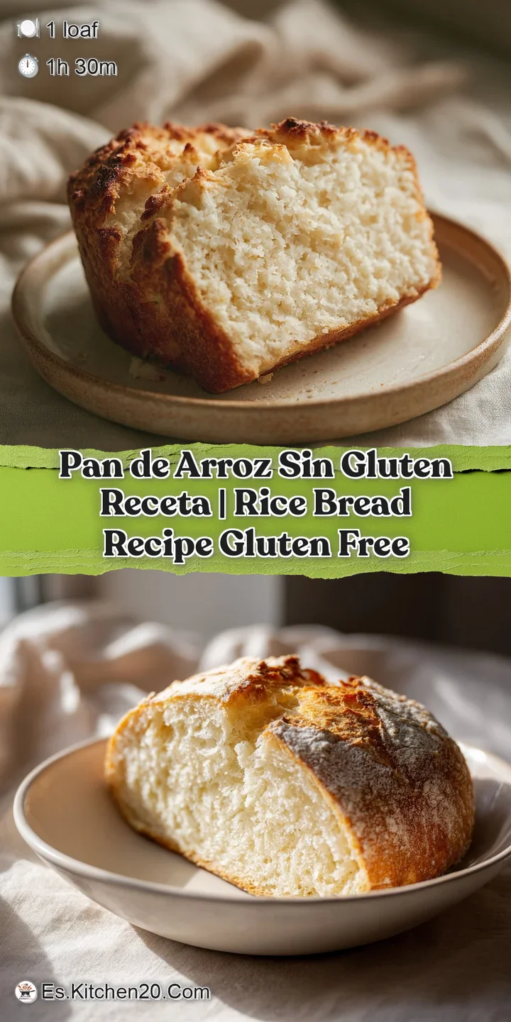 Close-up of a torn piece of golden rice bread showcasing its delicate, airy crumb and slightly toasted texture.