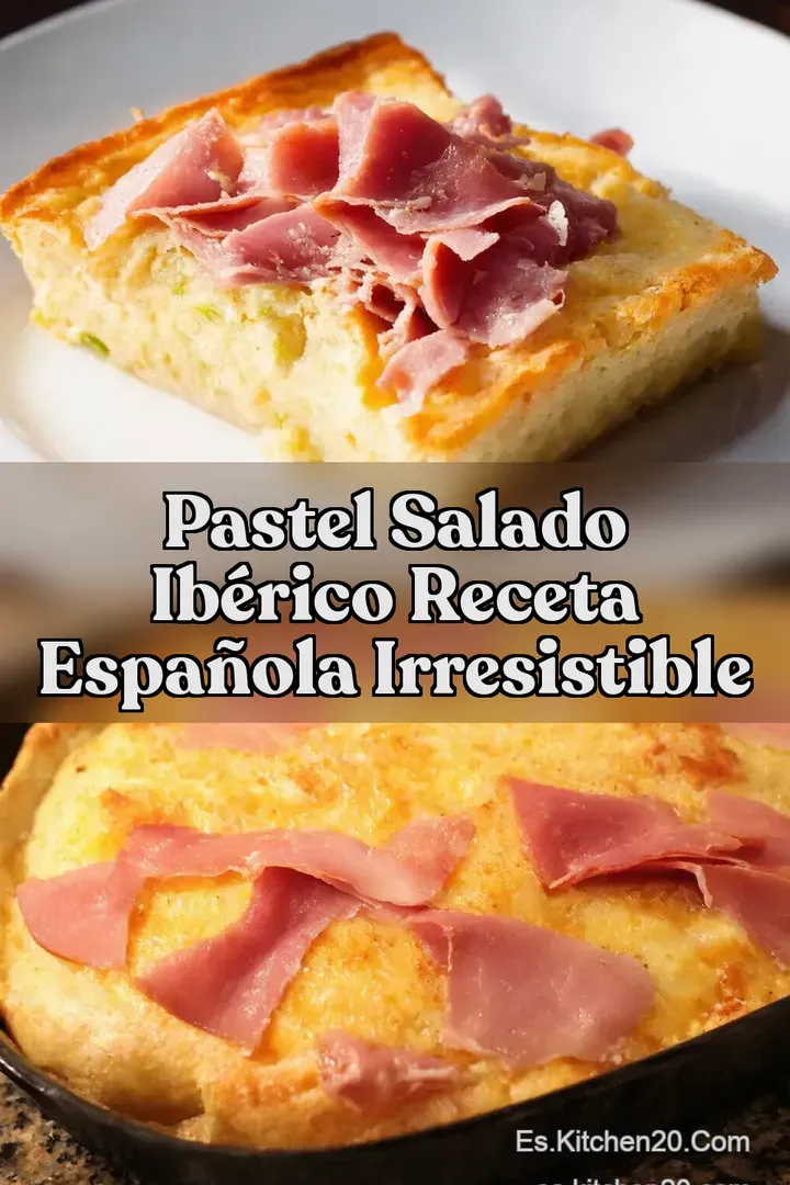 Pastel Salado Ib&eacute;rico Receta Espa&ntilde;ola Irresistible