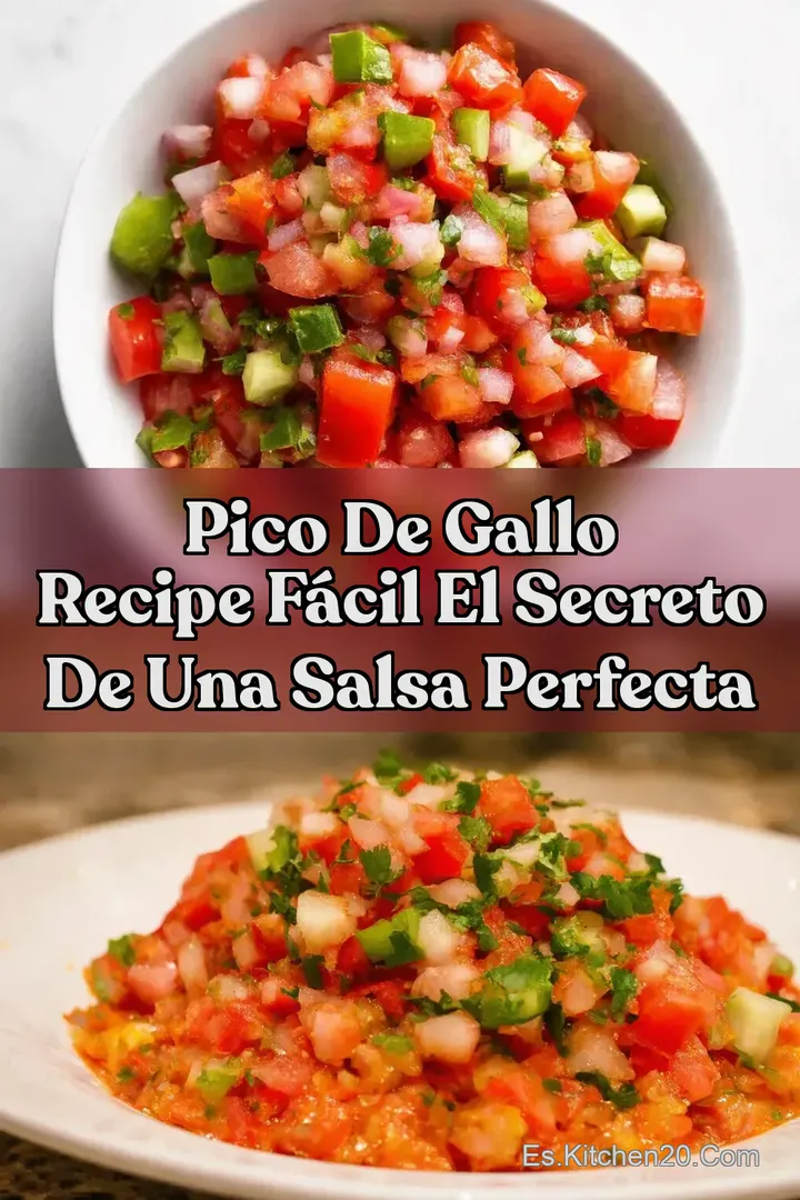 Pico de Gallo Recipe F&aacute;cil El Secreto de una Salsa Perfecta