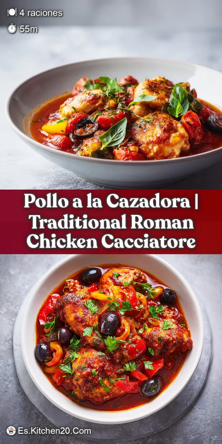 Juicy chicken bathed in a deep red sauce, with glistening olives and a sprinkle of green herbs.