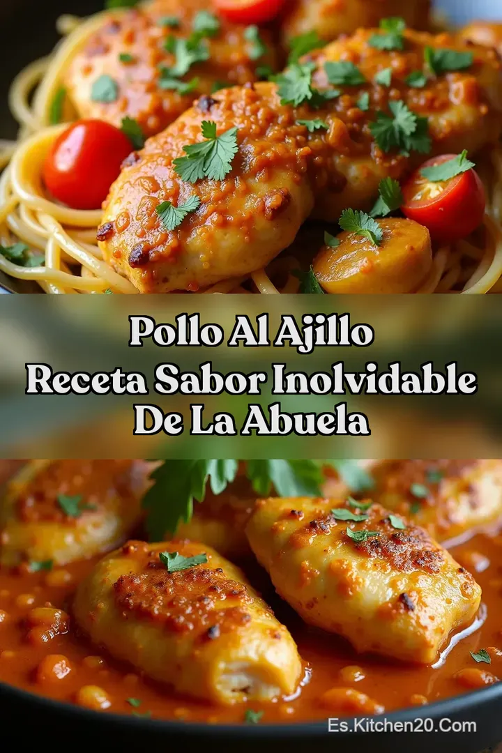 Pollo al Ajillo Receta Sabor Inolvidable de la Abuela