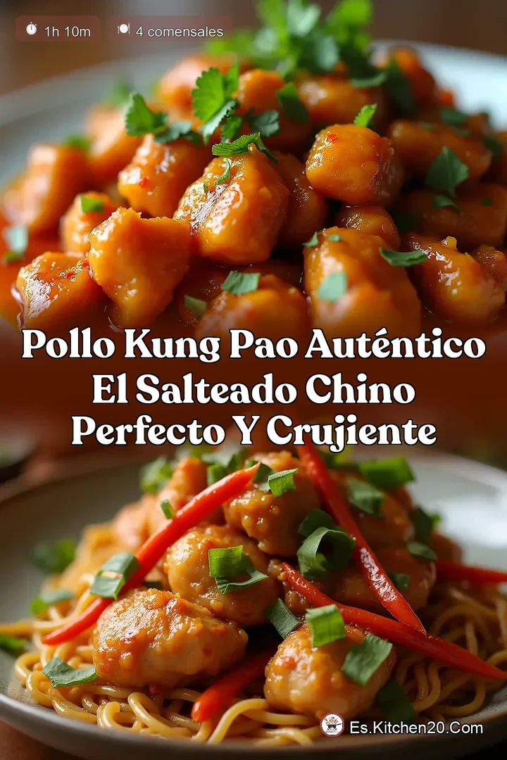 Pollo Kung Pao Aut&eacute;ntico El Salteado Chino Perfecto y Crujiente