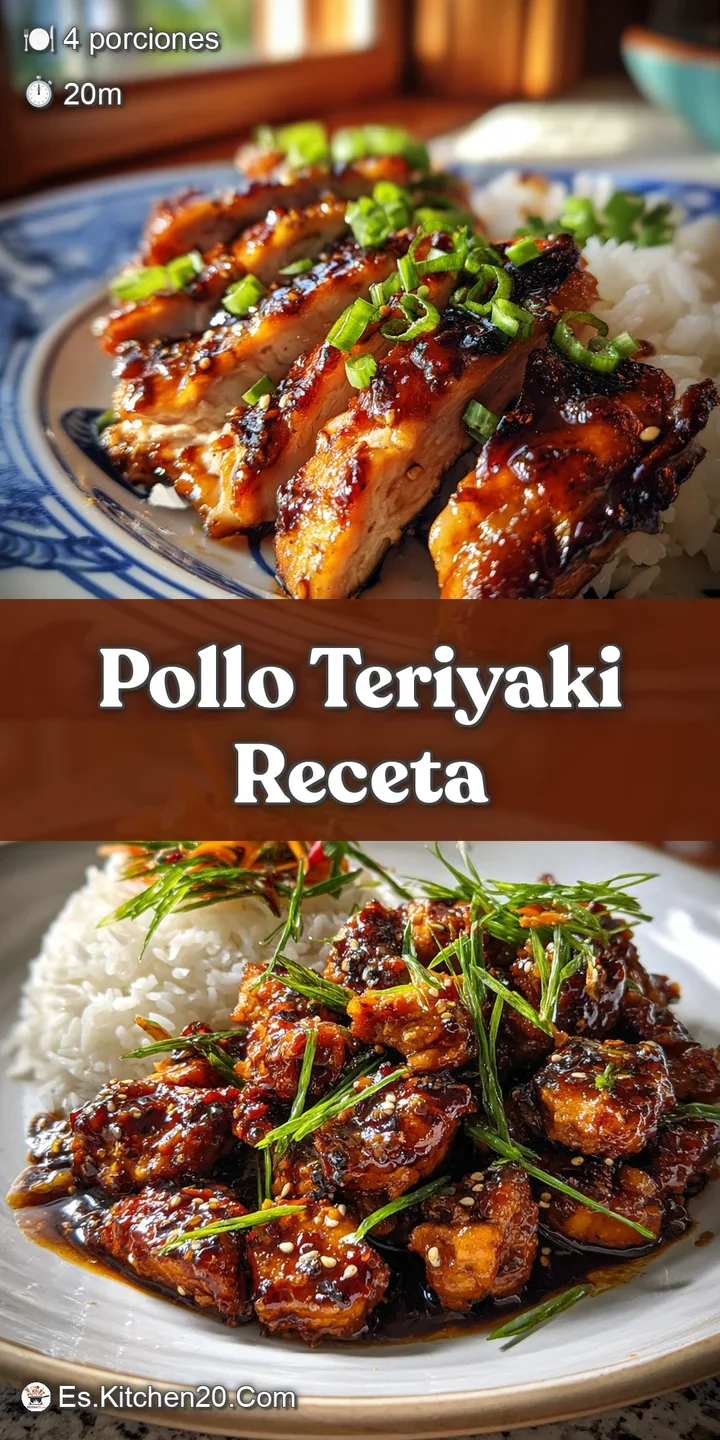 Close-up of juicy teriyaki chicken; light reflects off its glaze, highlighting the textures of the meat and sesame seeds.