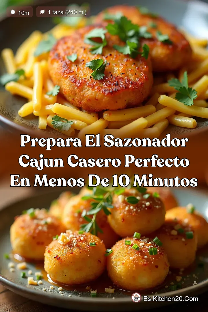 Prepara el Sazonador Cajun Casero Perfecto en Menos de 10 Minutos