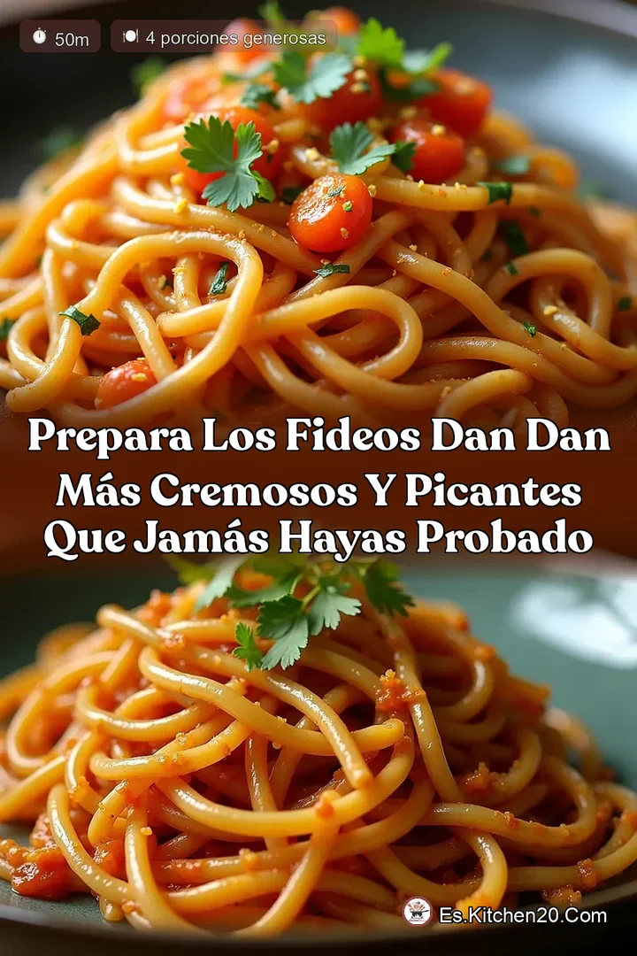 Prepara los Fideos Dan Dan m&aacute;s Cremosos y Picantes que Jam&aacute;s Hayas Probado