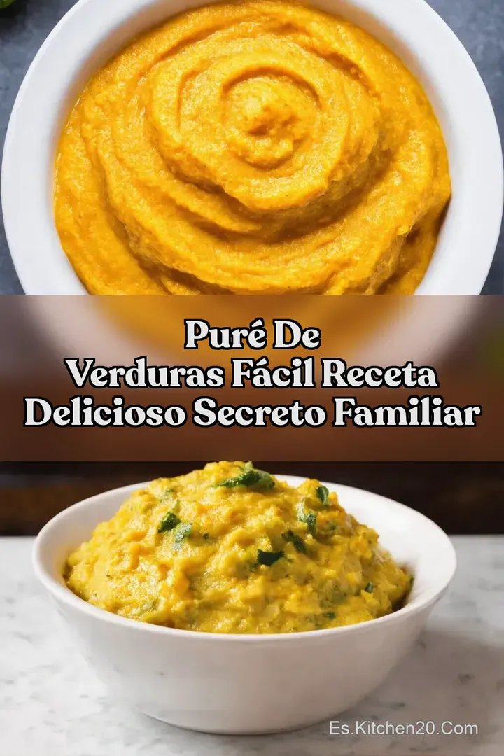 Pur&eacute; de Verduras F&aacute;cil Receta Delicioso Secreto Familiar