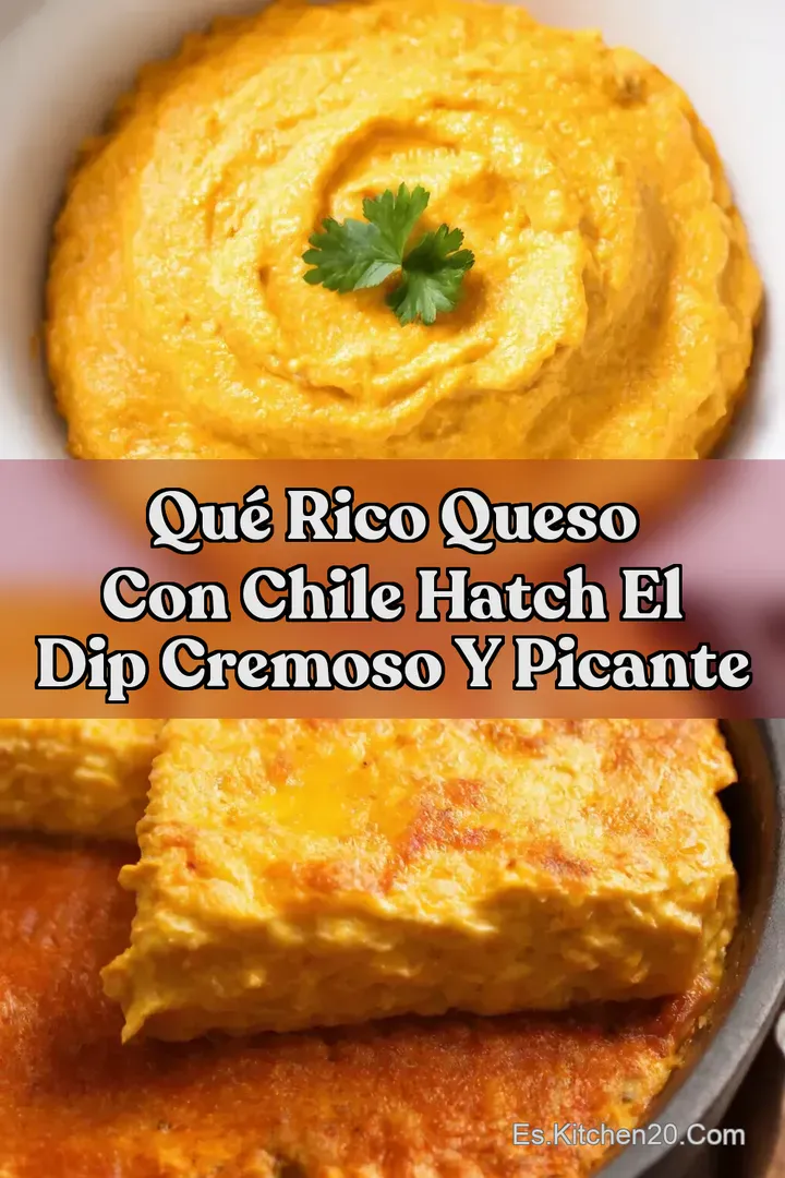 Qu&eacute; Rico Queso con Chile Hatch El Dip Cremoso y Picante