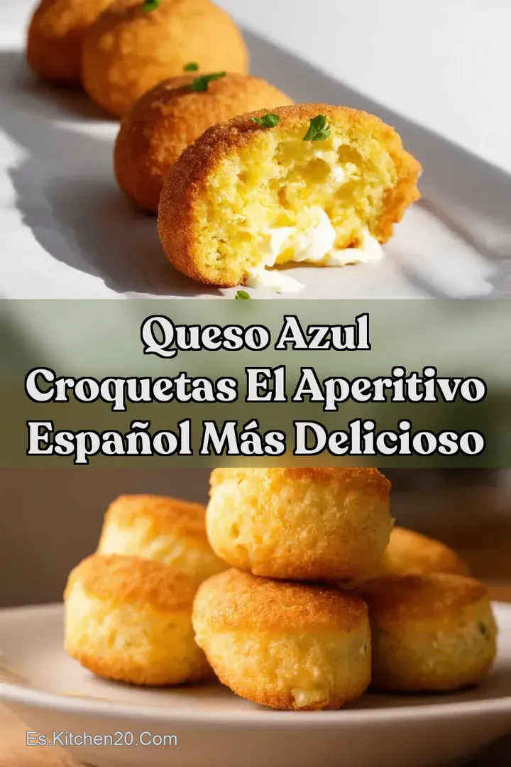 Queso Azul Croquetas El Aperitivo Espa&ntilde;ol M&aacute;s Delicioso