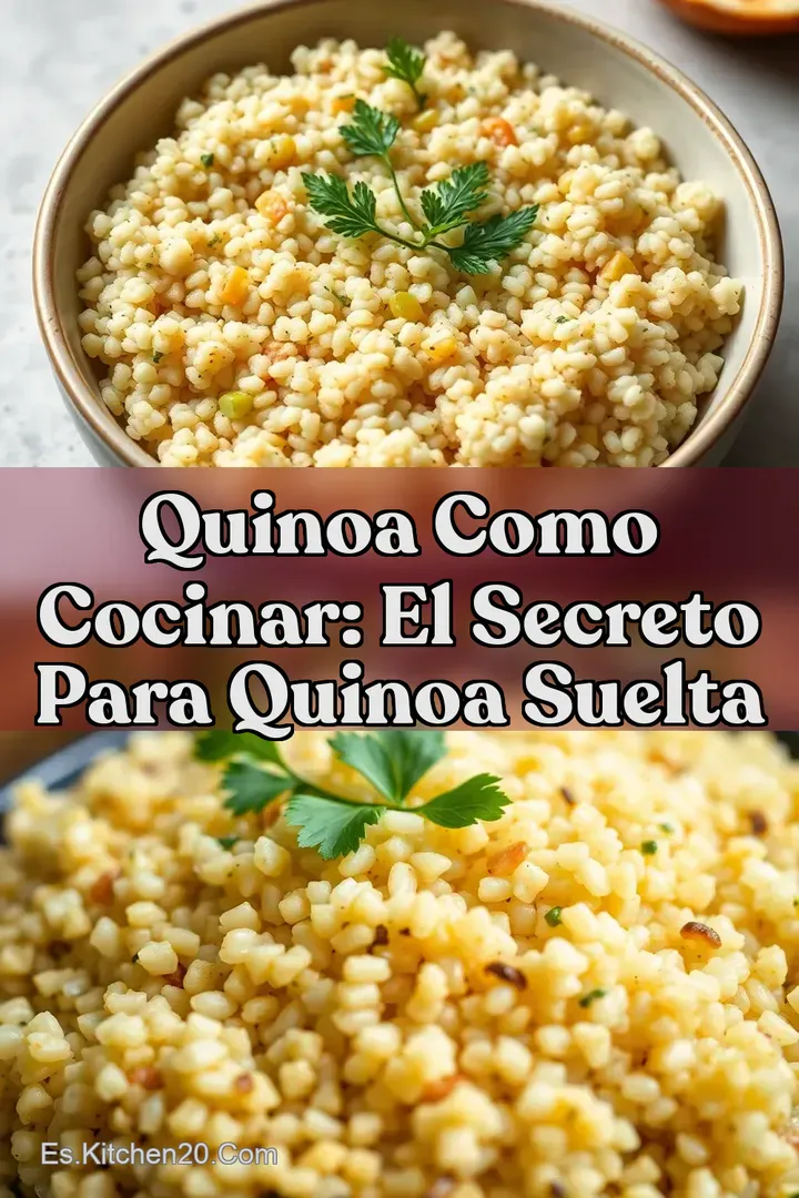 Quinoa Como Cocinar: El Secreto Para Quinoa Suelta
