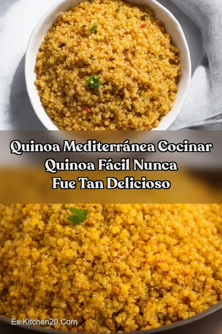 Quinoa Mediterr&aacute;nea Cocinar Quinoa F&aacute;cil Nunca Fue Tan Delicioso