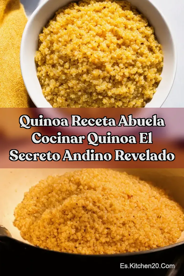 Quinoa Receta Abuela cocinar quinoa El Secreto Andino Revelado