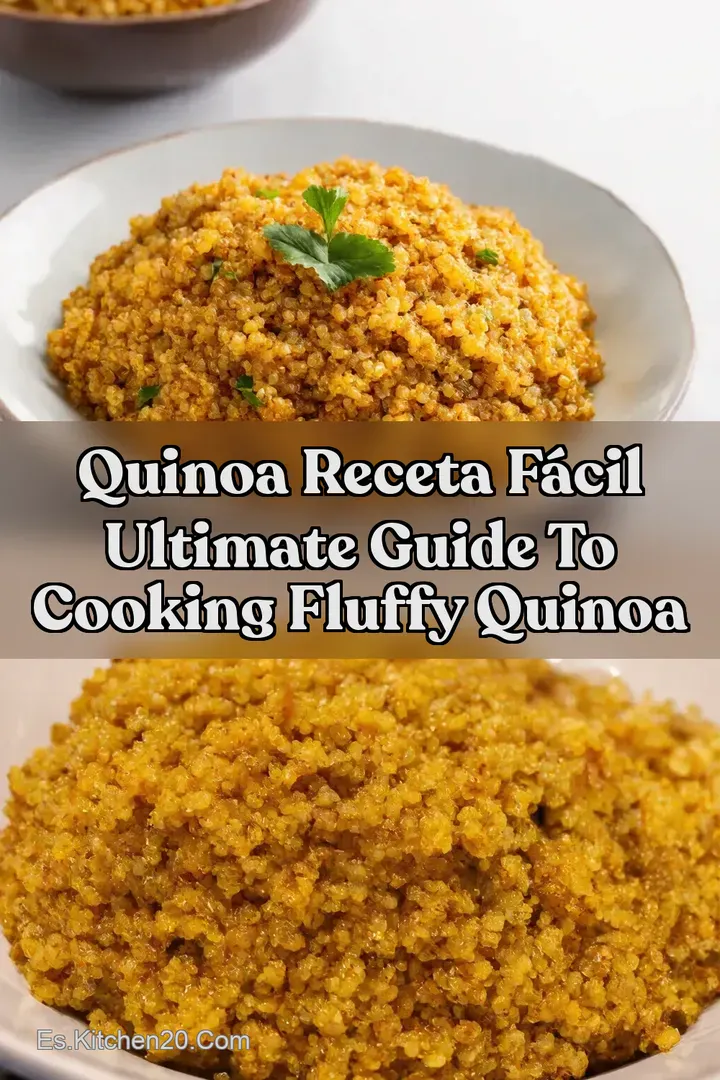 Quinoa Receta F&aacute;cil Ultimate Guide to Cooking Fluffy Quinoa