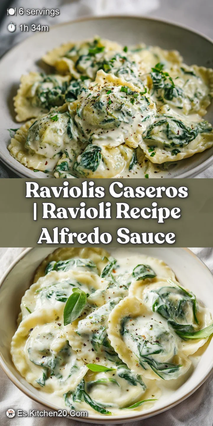 Primer plano de raviolis humeantes con textura suave, cubiertos de salsa espesa y trozos de queso fundido brillante.