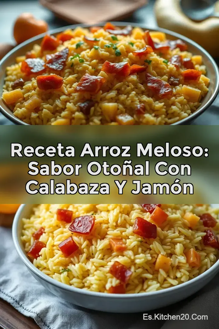 Receta Arroz Meloso: Sabor Oto&ntilde;al con Calabaza y Jam&oacute;n