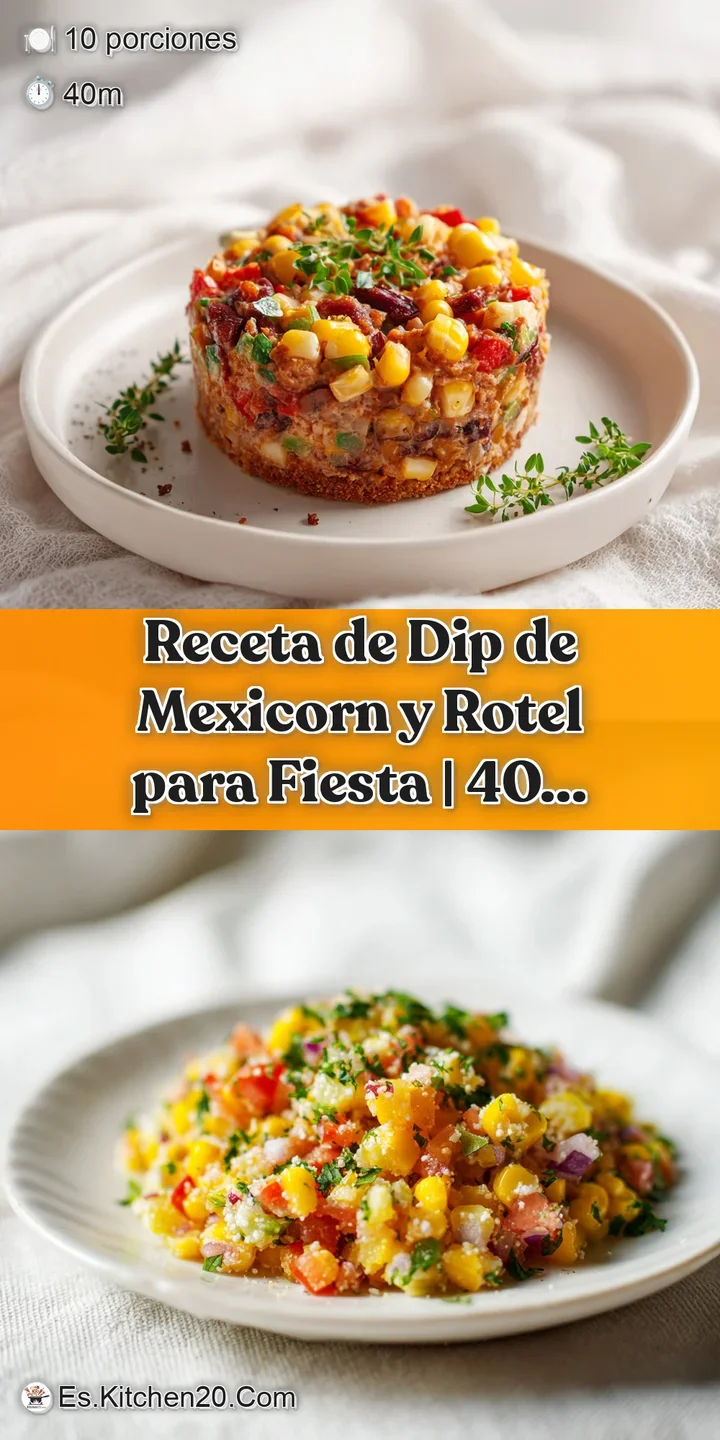 Close-up reveals creamy, cheesy Mexicorn dip with specks of red pepper. Perfect for dipping tortilla chips.