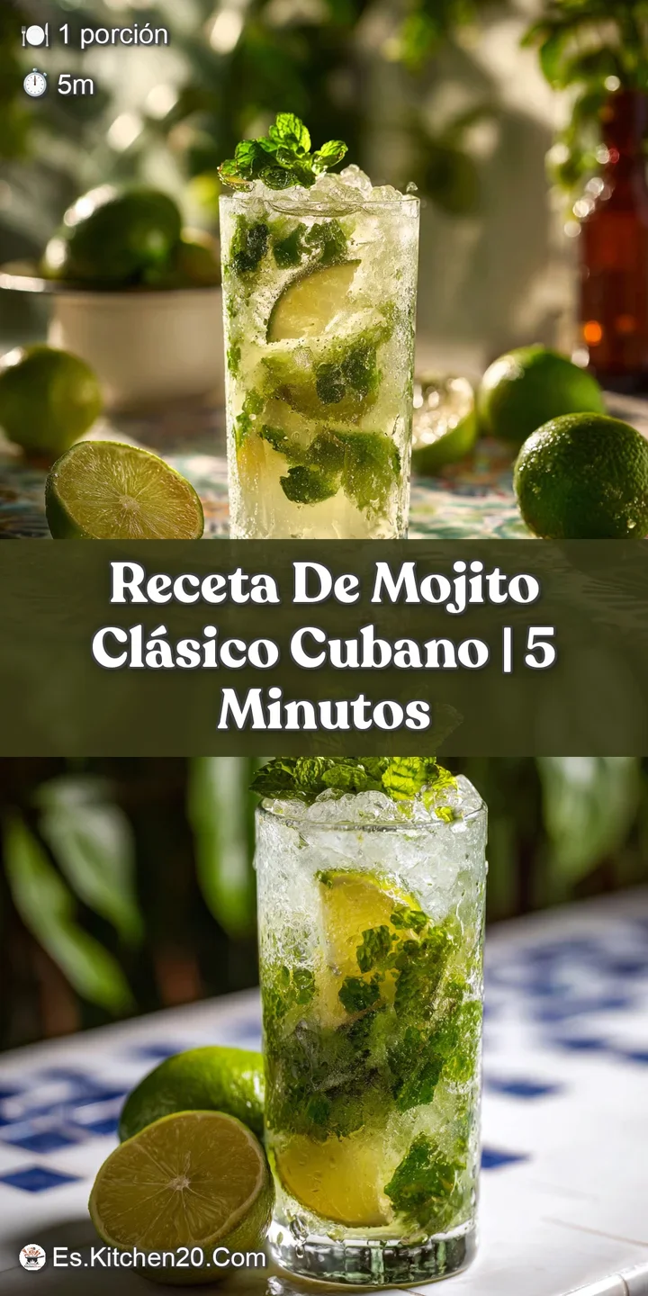 Close-up of a cool Mojito; condensation beads on the glass, showcasing the vibrant lime and muddled mint, bursting with fr...